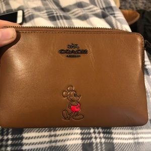 limited edition coach mickey mouse wallet/purse